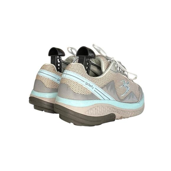 Gravity Defyer Mighty Walk 7.5 Gdefy TB9024FGU Pain Relief Grey Aqua Shoes - Picture 4 of 6